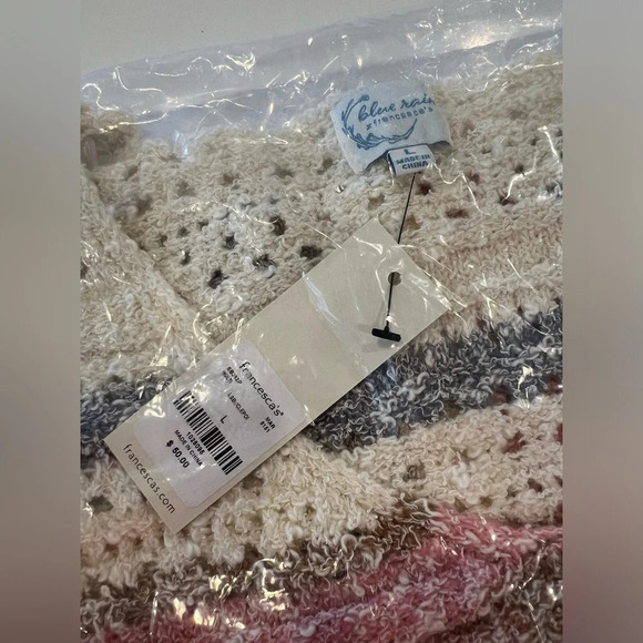 Francesca's Collection Candace Bucle Pointelle Pullover Sweater - Picture 5 of 5